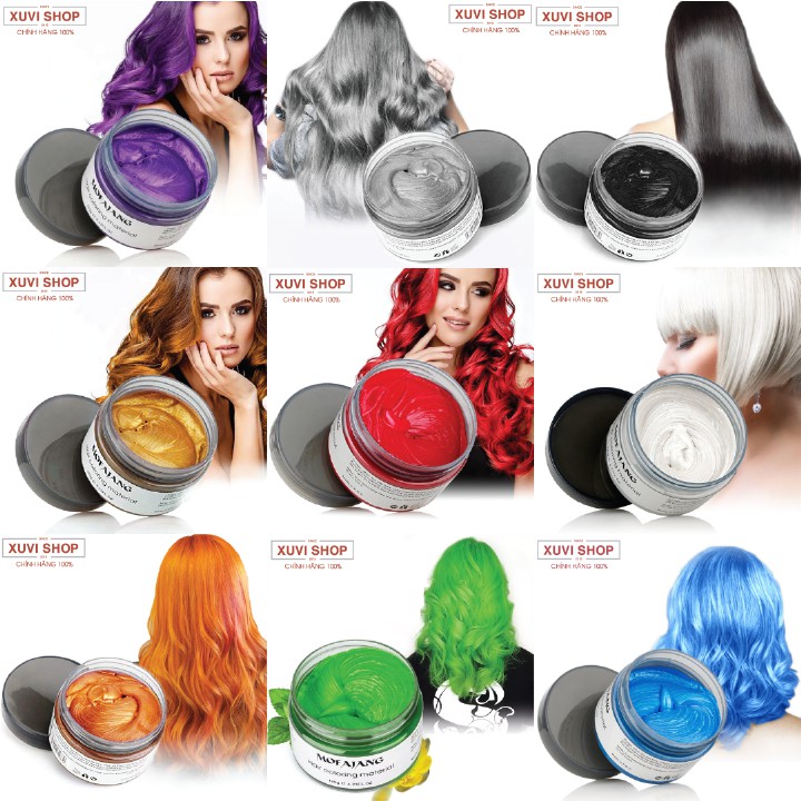 Wax Vuốt Tóc Màu Tạo Kiểu Cao Cấp MOFAJANG Nhật Bản 9 Màu Sắc 120g Nhuộm Tóc Đổi Màu Tạm Thời Chính Hãng - XUVI SHOP | BigBuy360 - bigbuy360.vn