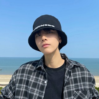 Mũ Xô Bucket 2 lớp Mũ Nón Tai bèo Cá tính Cụp vành In chữ 3D Ulzzang Hàn Quốc