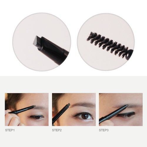 Chì kẻ chân mày tam giác PSK Triangular Eyebrow Pencil 0.2g