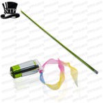 Ảo thuật gậy nhựa, khăn thành gậy nhựa hàng nhập chốt nhựa dày, gậy dài 90cm