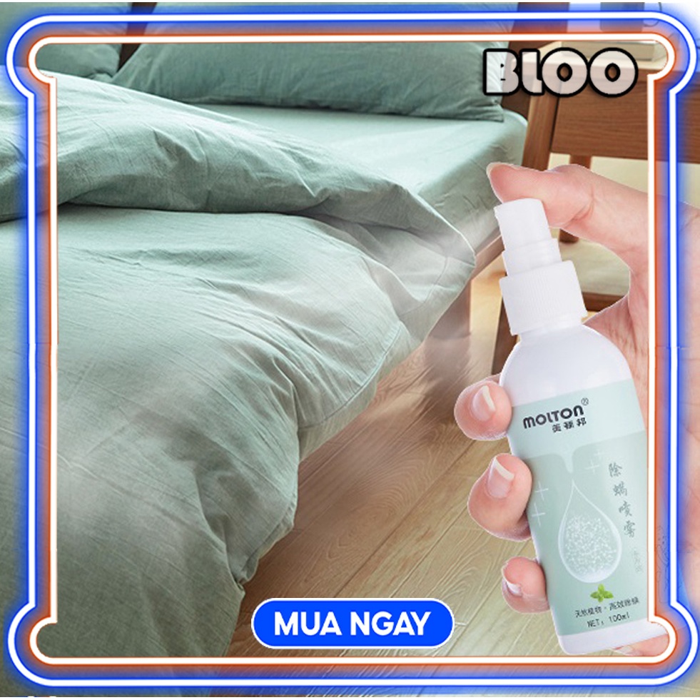 Dung Dịch Xịt Diệt Côn Trùng, Vi Khuẩn, Bọ Ve Trong Nhà Và Thú Nuôi Molton 100ml BLOO16