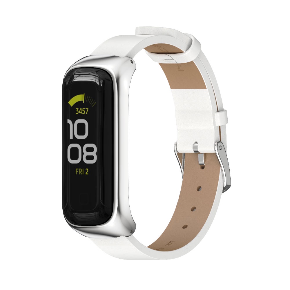 Dây Đeo Tay Bằng Da PU 9 Màu Cho Đồng Hồ Thông Minh Samsung Galaxy Fit 2 Fit2 SM-R220