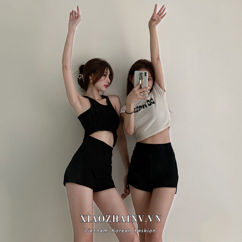 Cocory vn Quần Short Nữ Dáng Ôm Thời Trang Quyến Rũ