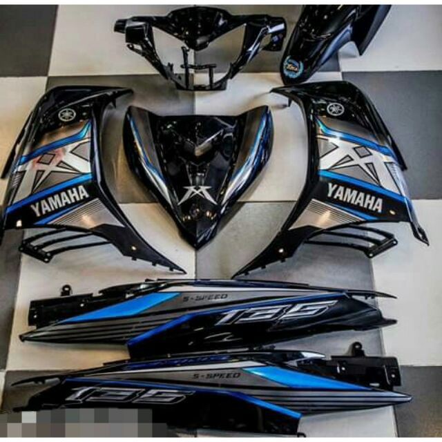 Tem Crom rời xe Exciter 135 MX King (bộ)