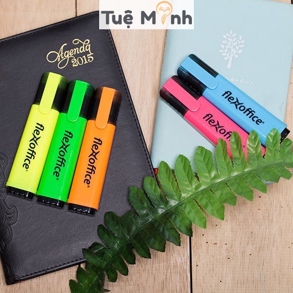 Bút highlight dạ quang Thiên Long màu Pastel HL-02, bút nhớ đánh dấu ghi chú màu đẹp