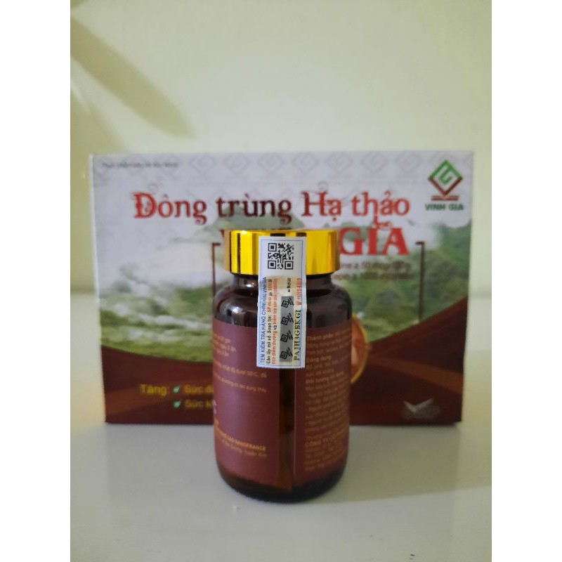 Đông trùng hạ thảo Vinh Gia chính hãng ảnh thật 100%