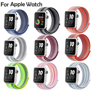 Dây Dù Thoáng Khí 38mm 40mm 42mm 44mm Cho Đồng Hồ Apple Watch Series 6 / 5 / 4 / 3 / 2