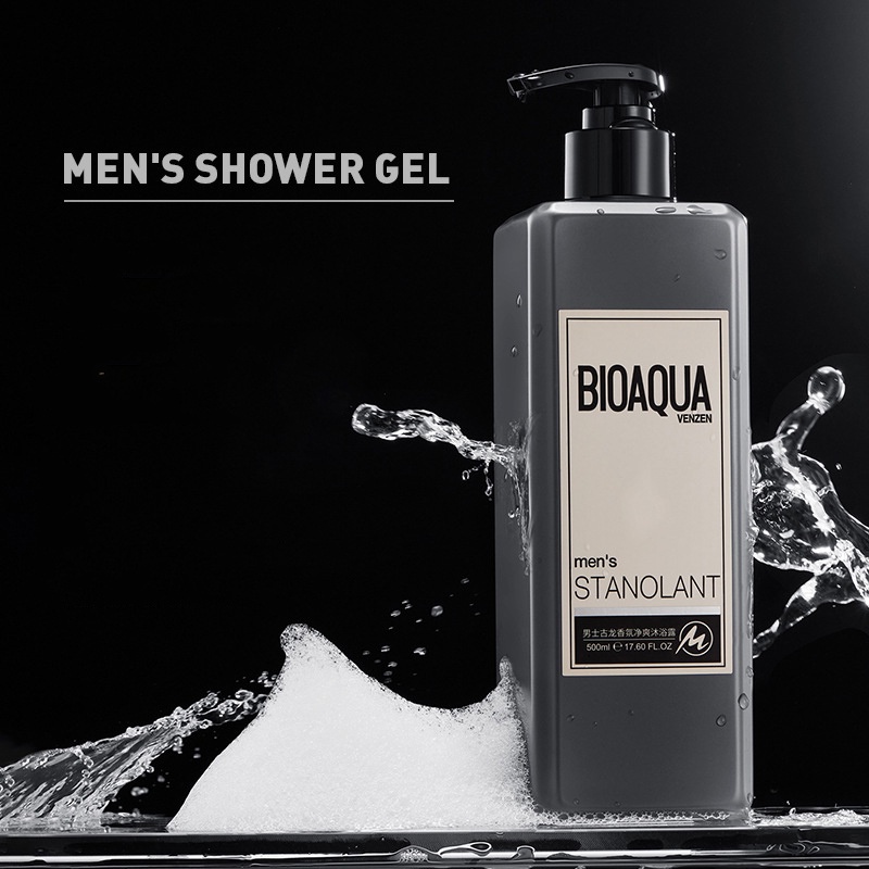 Sữa tắm cho nam Bioaqua Men's hương nước hoa thơm cực lâu trên da 500ml