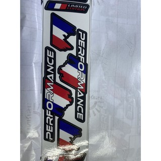 Sét logo performance decal trắng nền đen