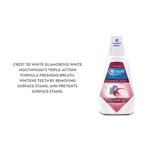 Nước súc miệng Crest không cồn Crest Pro Health Advanced Multi Protection/ Glamorous White 1000ML
