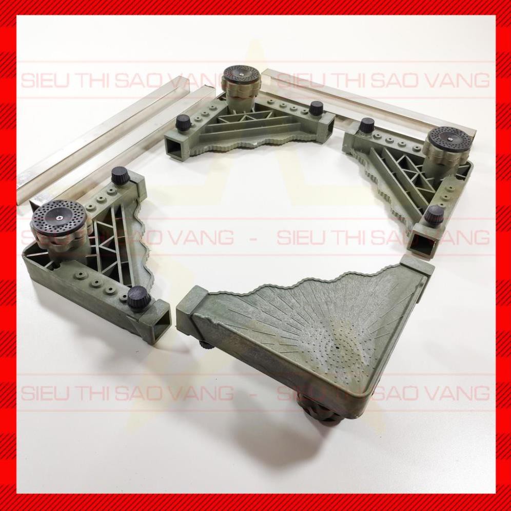 Chân kê máy giặt tủ lạnh trụ ren điều chỉnh cao thấp cửa ngang, cửa đứng- BH 2 năm