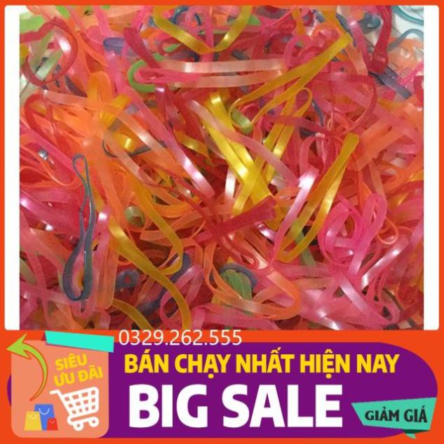 (FreeShip) 100g Chun buộc tóc nhựa nguyên chất