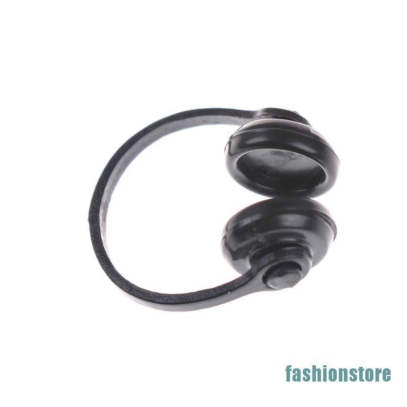 [fashionstore]1/12 Scale Dollhouse Miniature Accessories Black Earphone Headphone