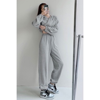 Quần Jogger Nữ Nhung Tăm Ống Rộng Ulzzang Hàn Freeship Ảnh Video Thật