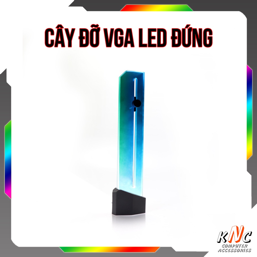 Giá Đỡ VGA Dạng Đứng Chống Xệ Tích Hợp Led RGB Đồng Bộ Màu Hub Coolmoon, Hub Sync Mainboard