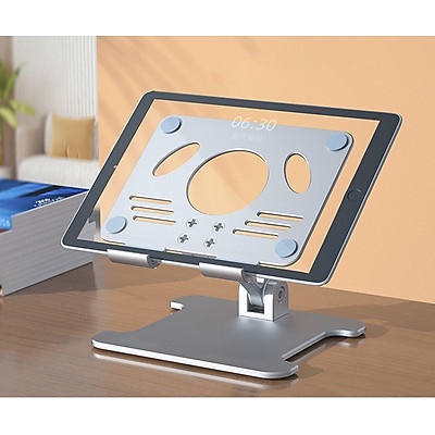 Giá đỡ Tablet Stand cho iPhone, iPad, Galaxy Tab MT88 dạng đỡ tablet xoay 180 độ, hợp kim nhôm, điều chỉnh độ cao.