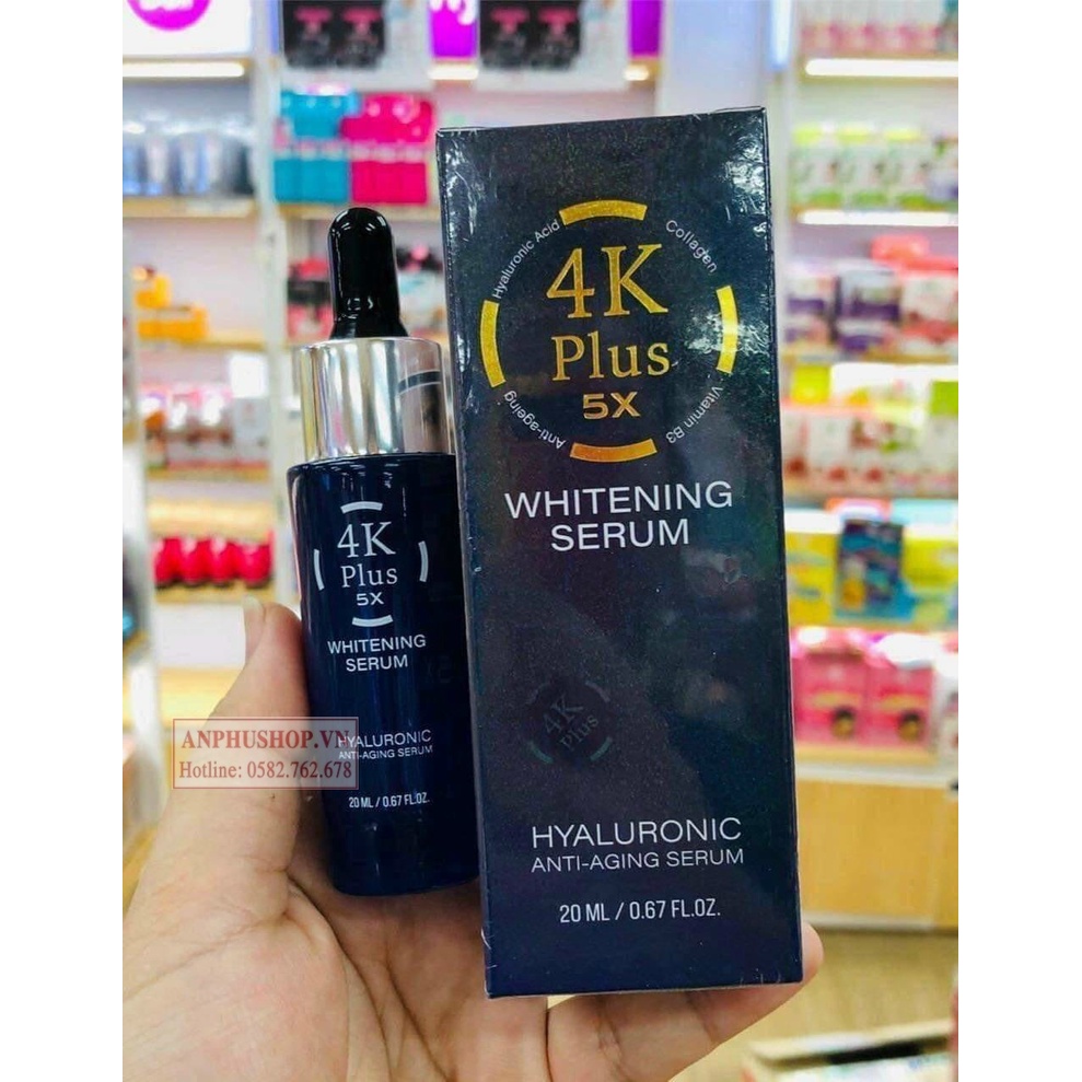 Serum dưỡng trắng da 4K Plus 5X Thái Lan 20ml ( Hàng chính hãng)