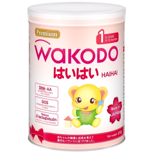 Sữa Wakodo 1(810g) dành cho trẻ 0-12 tháng mẫu mới