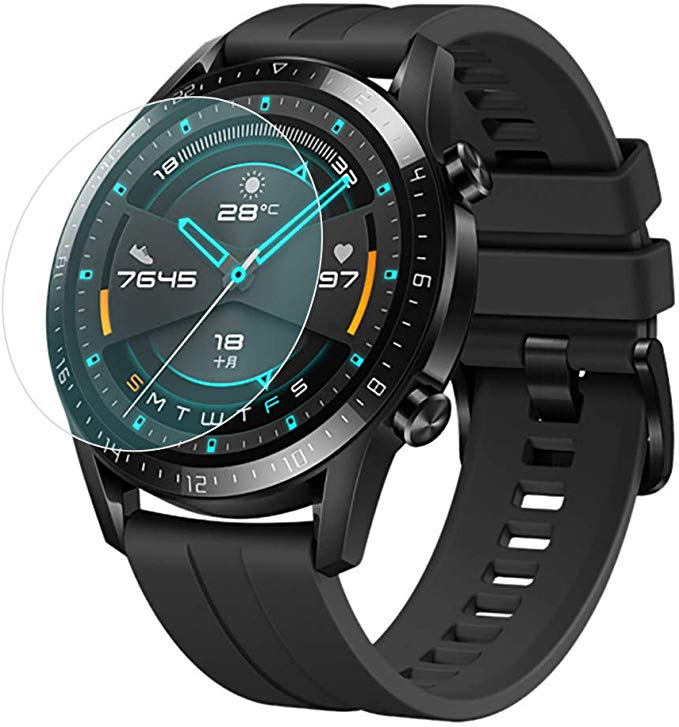 Kính cường lực 9H bảo vệ màn hình dành cho đồng hồ thông minh Huawei Watch GT 2 46/42 Mm