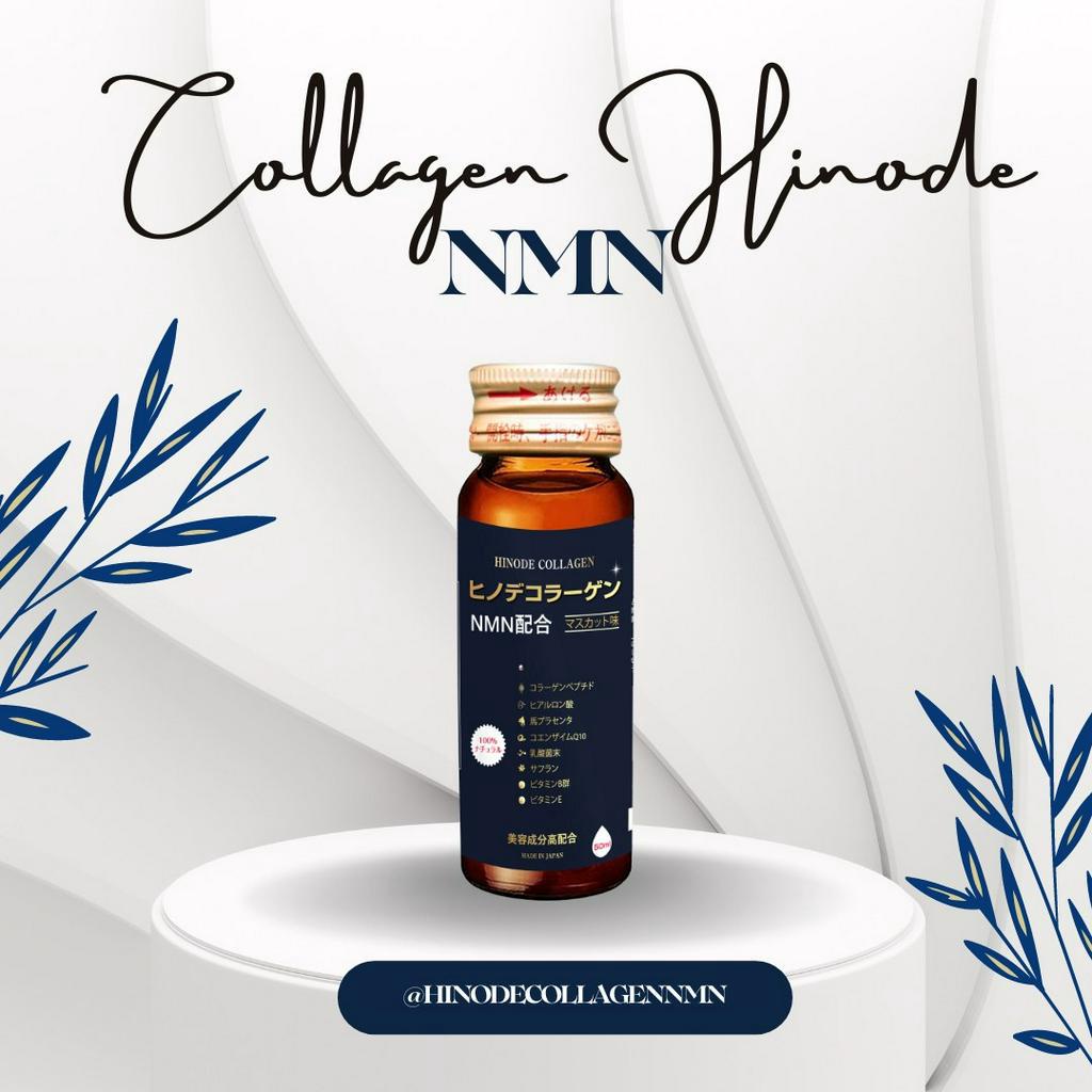 Nước uống Collagen Làm Đẹp Da Chống Lão Hóa Hinode Collage NMN Premium 10 lọ x 50ml - Nội địa Nhật