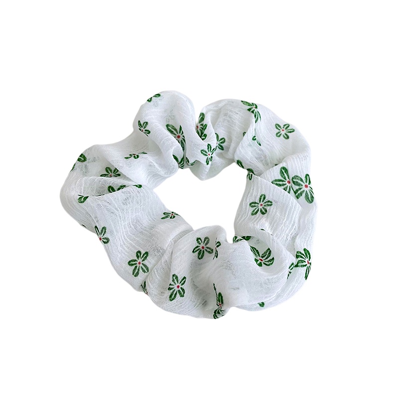 Dây Cột Tóc Màu Xanh Lá Đơn Giản Thời Trang Xuân Hè Xinh Xắn Cho Nữ