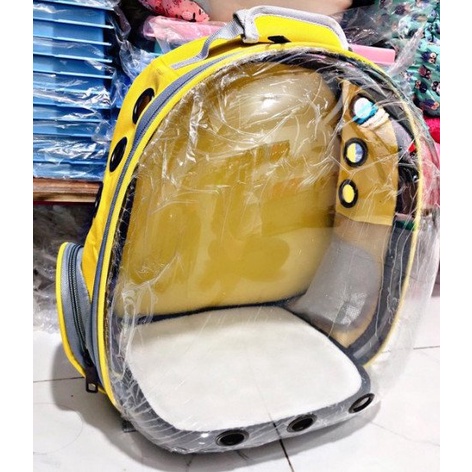 Balo trong suốt vận chuyển chó mèo (dành cho chó mèo dưới 7kg) túi vận chuyển dạng ba lô phi hành gia cho mèo