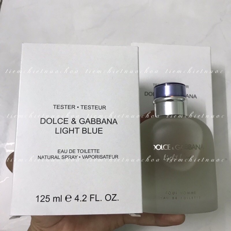 Nước Hoa Nam Dolce & Gabbana Light Blue Pour Homme EDT 125ml.Tester
