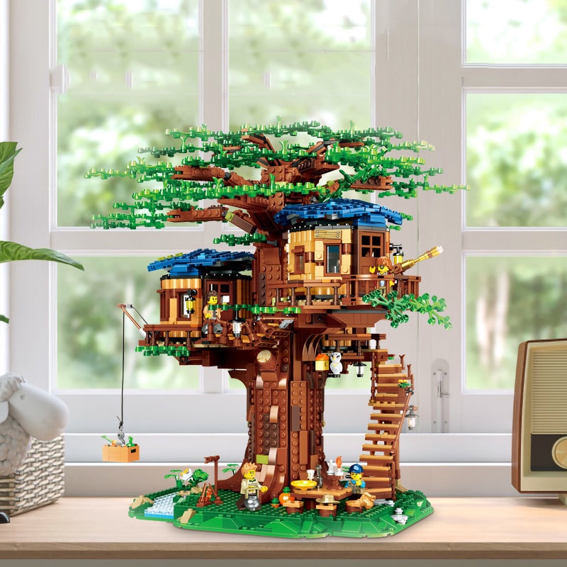 Bộ đồ chơi lắp ráp kiểu Lego Four Seasons Tree House Ngôi Nhà Trên Cây model 33111