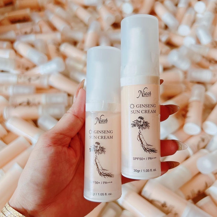 Kem Chống Nắng Rễ Sâm Đông Y - Thanh Nhi Nicos