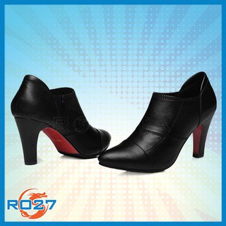 Giày bốt Boot nữ đẹp Rosata chỉ nối RO27