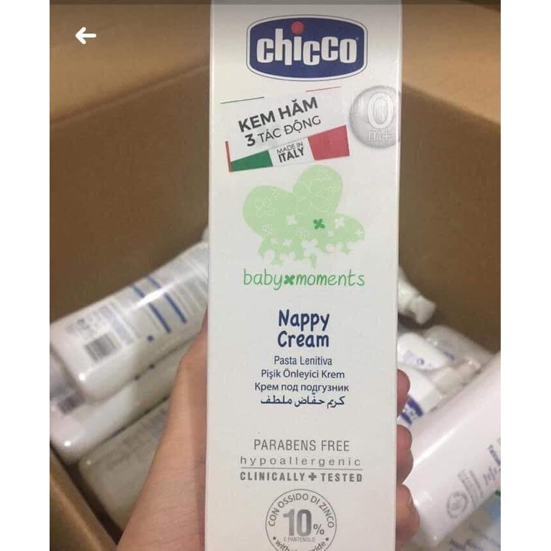 KEM HĂM 3 TÁC ĐỘNG CHICCO NAPPY CREAM ITALIA