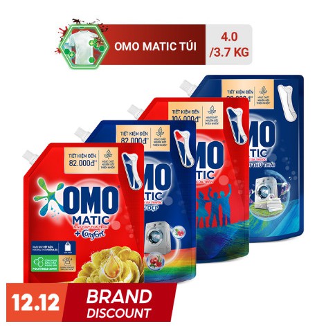 Túi nước giặt OMO Matic 3,7kg/4kg