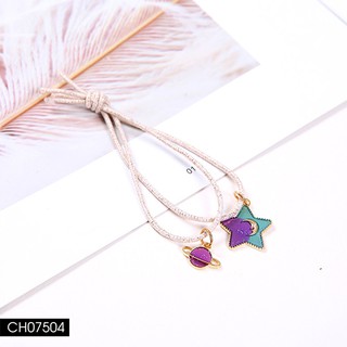 CH075 Cộc tóc CHARM Hàn Quốc - BST Goodnight - Star Galaxy