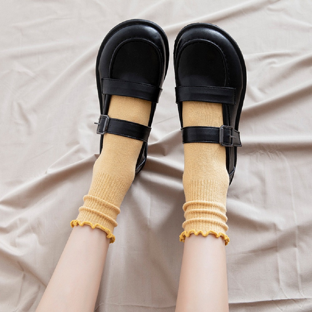 Đôi vớ cotton nhiều màu sắc tùy chọn sành điệu thời trang dành cho nữ