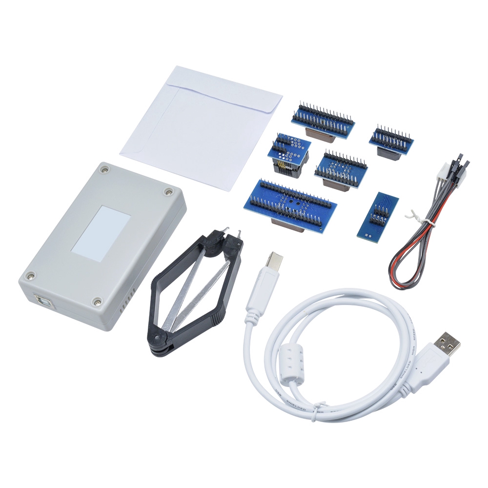 【READY STOCK】Bộ Chuyển Đổi Tl866Ii Plus Tl866 Programm Eprom Eeprom Usb 7 Adapters Socket V5.90