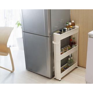 Kệ để đồ 3 tầng có bánh xe