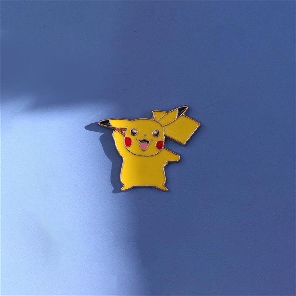 Ghim Cài Áo Hình Pikachu Trang Trí Balo Đi Học