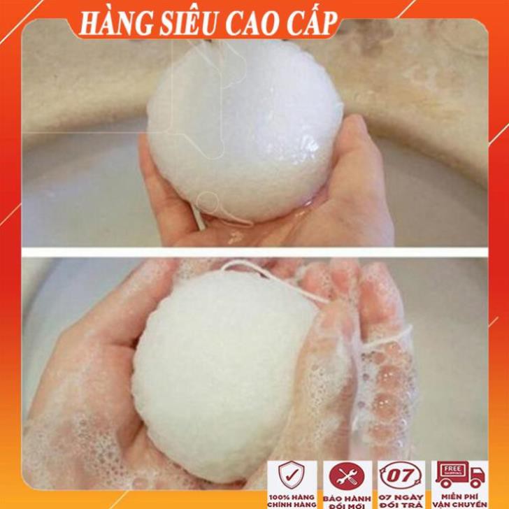 [FreeShip - HÀNG AUTH] Miếng bọt biển rửa mặt tạo bọt thải độc tố/miếng mút rửa mặt đa năng sidumi tẩy da chết cao cấp