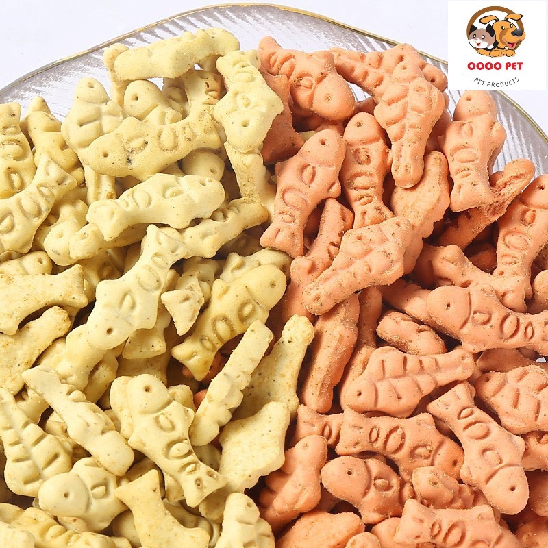 Bánh Thưởng/Bánh Quy Catnip Hình Cá 88g Hương Vị Cá Hồi, Cá Ngừ, Cá Tuyết Siêu Ngon Cho Chó Mèo Thú Cưng