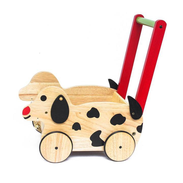 Xe chó chở đồ chơi - Đồ chơi gỗ thông minh Winwintoys cho bé