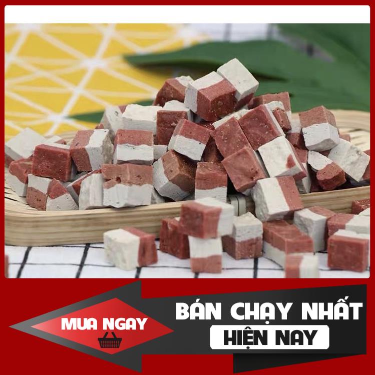 [❌GIÁ SỈ❌] Bánh thưởng thịt bò heo bổ sung protein và dinh dưỡng cho chó mèo 100gr ❤️