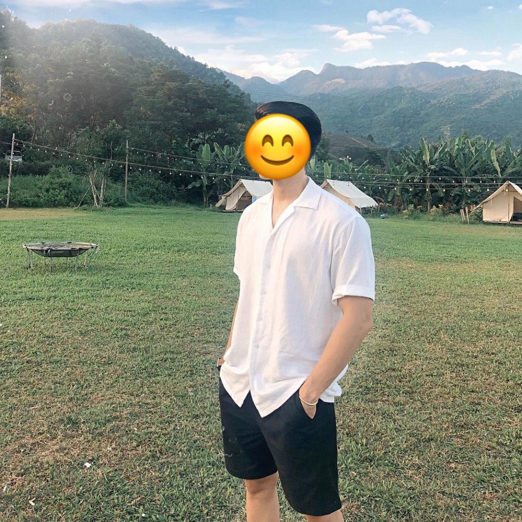 Áo sơ mi nam nữ cổ vest tay lỡ, sơ mi Unisex vải cotton lụa mềm mịn năng động thời trang Anh Shop - JBS02 | BigBuy360 - bigbuy360.vn