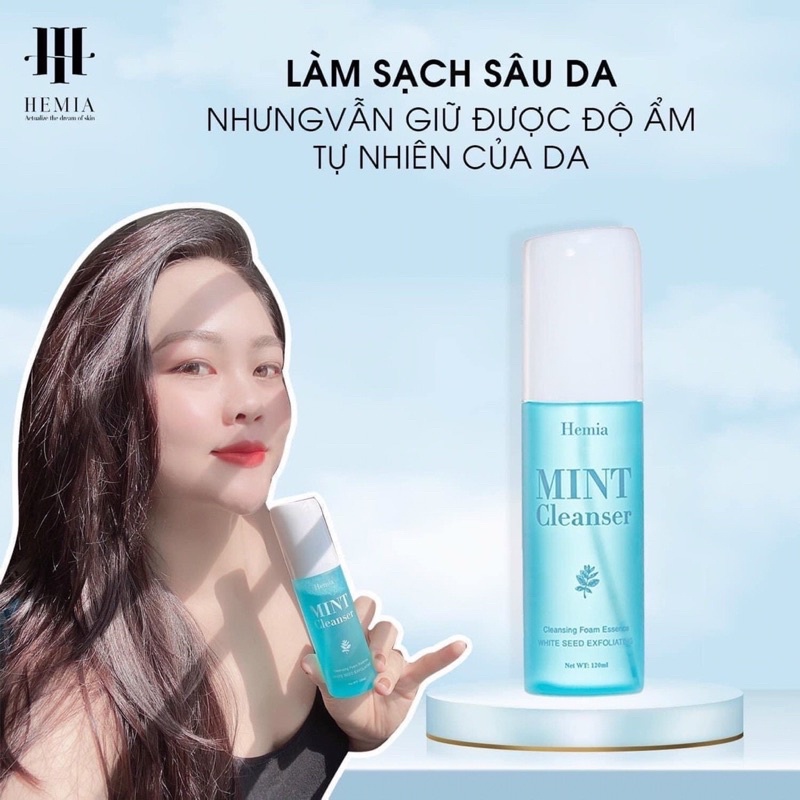 [ SỮA RỬA MẶT BẠC HÀ HEMIA-CAO CẤP HÀN QUỐC CHÍNH HÃNG]
