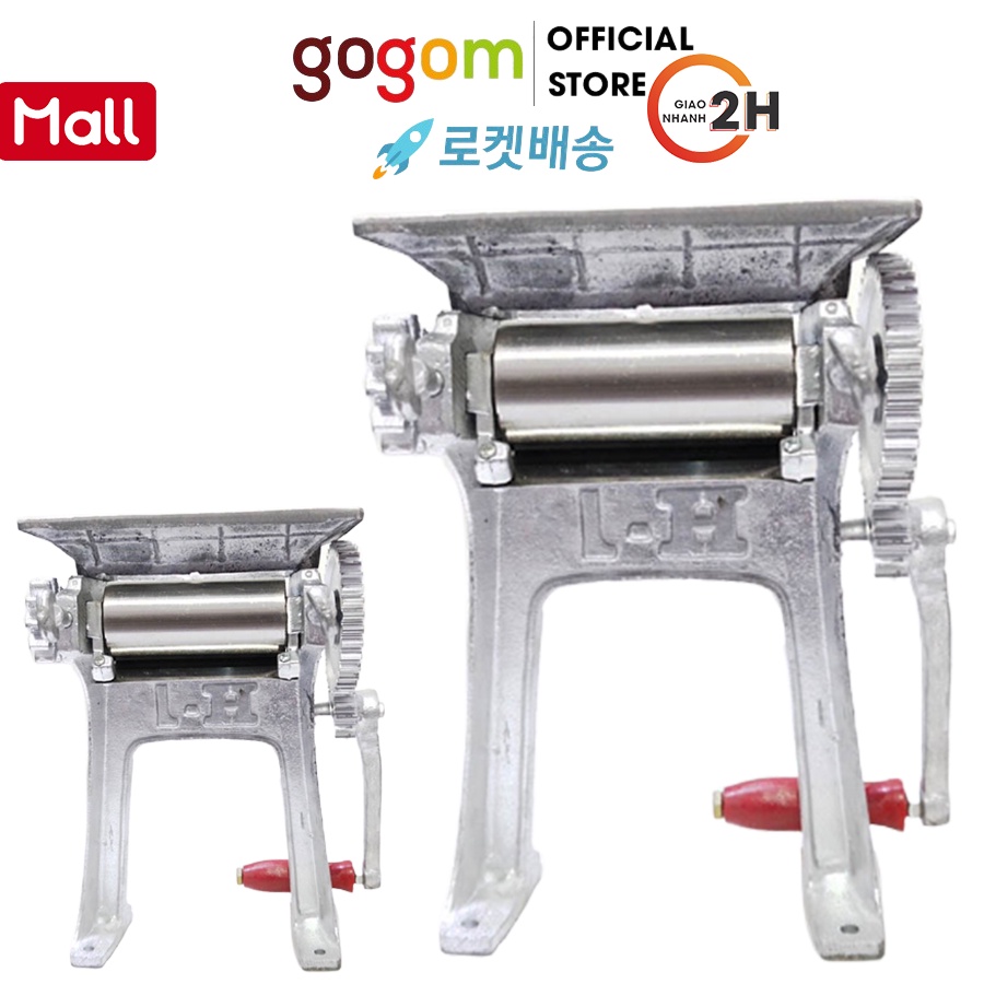Máy cán khô mực chính hãng GOGOM-M21 Trục 15 cm Inox chống gỉ, ATVSTP