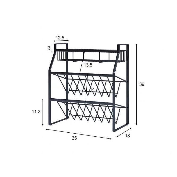 Kệ đựng gia vị nhà bếp, kệ decor quầy pha chế sơn tĩnh điện chống ghỉ