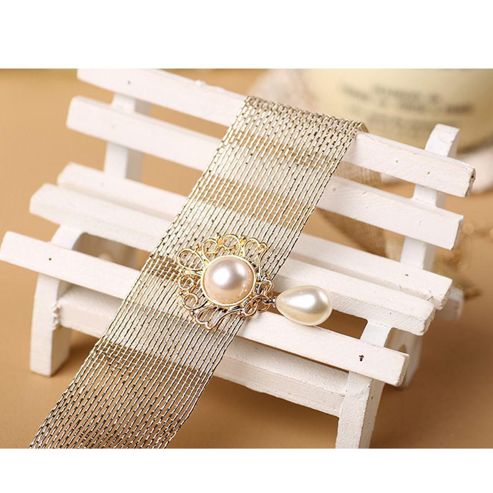 Dây Chuyền Hợp Kim Đính Ngọc Trai DWAYNE Thời Trang Cho Nữ|Quà Tặng Sang Trọng Dệt Kim Diamante|Mặt Dây Chuyền