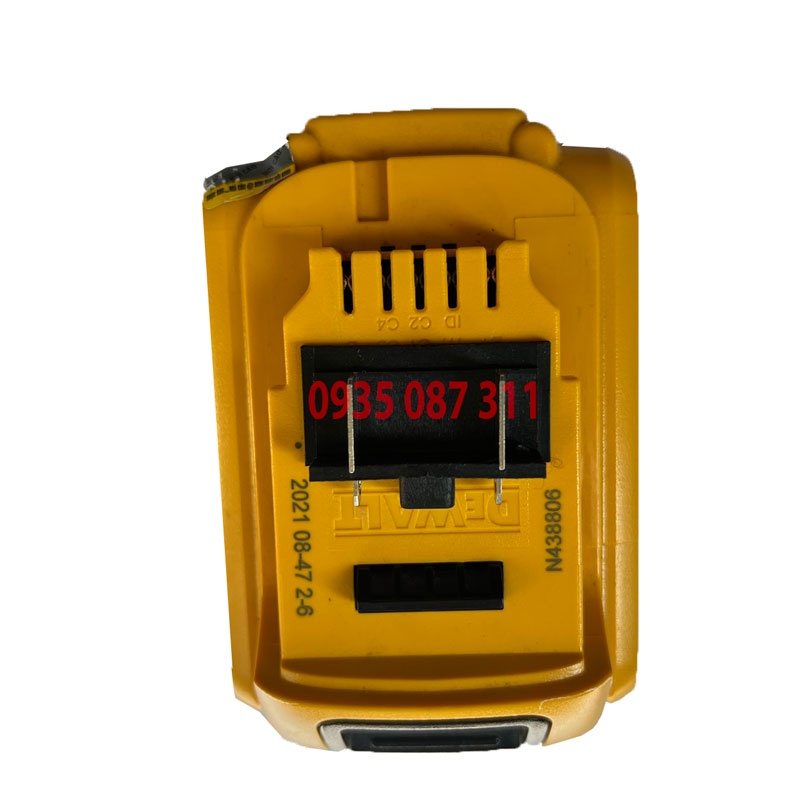Chân tiếp xúc pin Dewalt Chân đế cài pin 22mm