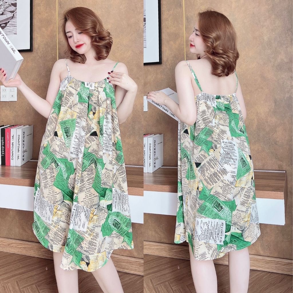 Váy ngủ sexy MIKY, Đầm ngủ sexy Chất Lụa Mango Siêu Mát Dáng Siêu Xinh &lt;63kg