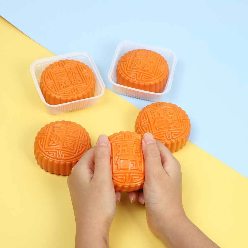 Đồ Chơi Nắn Bóp Đàn Hồi Giảm Stress Hình Bánh Trung Thu