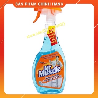 Nước Lau Kính Mr.Muscle Hàng Công Ty Johnson & Son 500ml